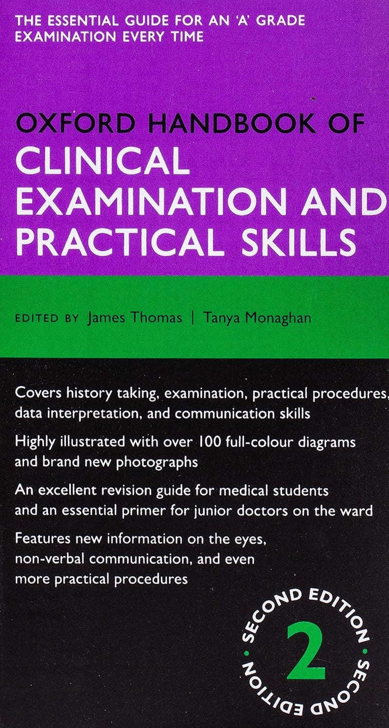 Oxford Handbook of Clinical Examination and Practical Skills (Oxford Medical Handbooks)